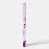 KITTEN MET ROZEN, Paars Violet en wit Case-Mate iPhone Case (Achterkant / Rechts)