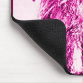 KITTEN MET ROZEN, Roze Fuchsia White Muismat (Hoek)