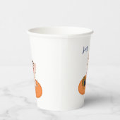 Kitten met wollen bal papieren bekers (Rechts)