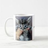 Kitten Mug, Procrastinator Mug, Funny Mug (Gauche)