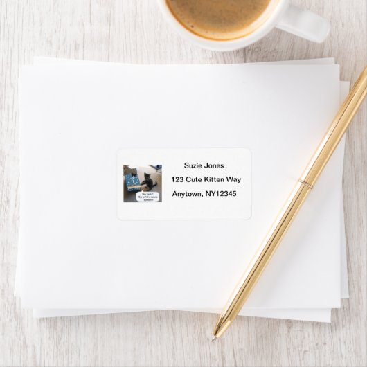 Kitten Noël Étiquette surprise (En situation)