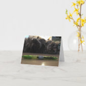 kitten notecard #2 kaart (Gele Bloem)