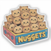 Kitten Nugets Sticker (Devant)