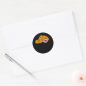 Kitten Nuggets Fastfood Kat En Kip Nugget Lo Ronde Sticker (Envelop)