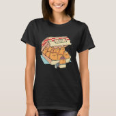 Kitten Nuggets Funny Cat Cake Box T-shirt (Voorkant)
