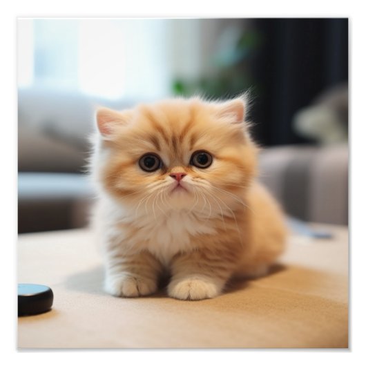 Kitten Nursery & Kinderkamer Prints Foto Afdruk (Voorkant)