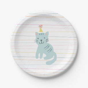 Kitten Party Papieren Bordje