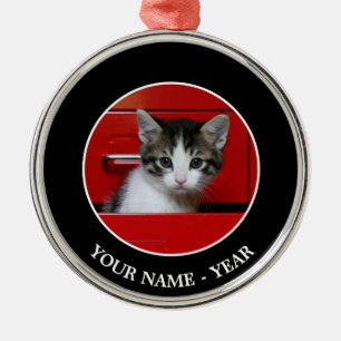 Kitten Peking Metalen Ornament