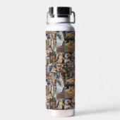 Kitten Photo Collage Waterfles (Achterkant)