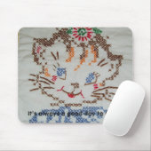 Kitten Quilt Square MousePad Muismat (Met muis)