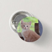 Kitten Ronde Button 3,2 Cm (Voorkant /achterkant)