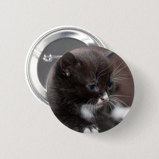 Kitten Ronde Button 5,7 Cm (Voorkant /achterkant)