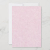 Kitten rose Invitation Anniversaire Filles Kitty C (Dos)