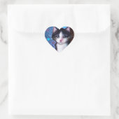 Kitten schilderij Sticker (Tas)