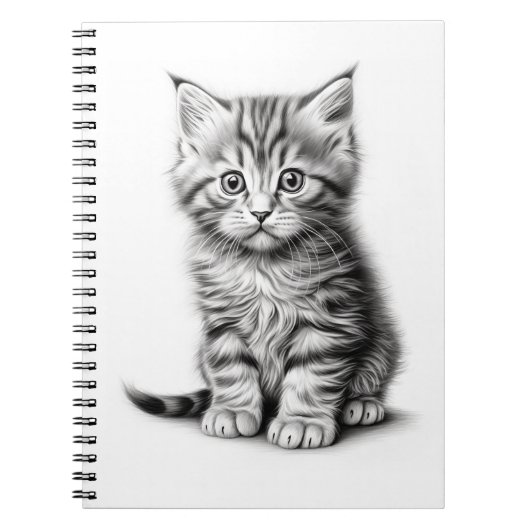 Kitten Sketch Notitieboek (Voorkant)