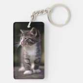 Kitten Standing Tall Sleutelhanger (achterkant)