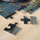 Kitten sur la clôture Jigsaw Puzzle (Côté)