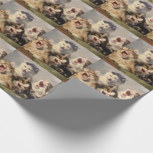 Kitten Symfonie door Julius Adam II Cadeaupapier (Hoek)