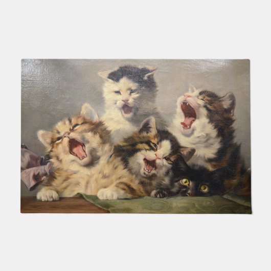 Kitten Symfonie door Julius Adam II Deurmat (Voorkant)
