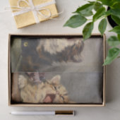 Kitten Symfonie door Julius Adam II Tissuepapier (Geschenk)