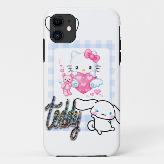 Kitten Teddy Case-Mate iPhone Case (Achterkant)