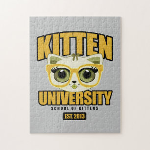 Kitten University - Geel Legpuzzel