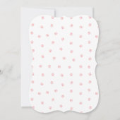 Kitten Verjaardagsuitnodiging met bloemengezicht v Kaart (Achterkant)