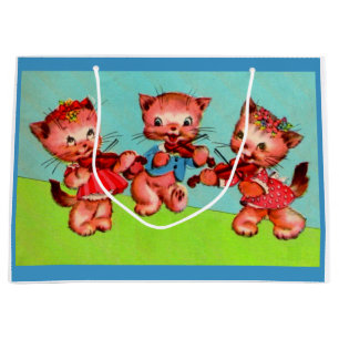 kitten violist trio print groot cadeauzakje