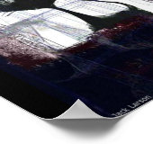 Kitten Watching Pluie from Window .. affiche de l' (Coin)