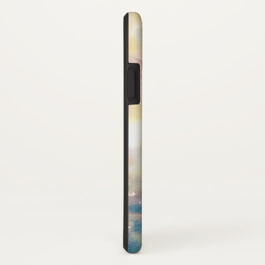 Kitten Waterverf Telefoon Case iPhone (Achterkant/rechts)