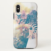 Kitten Waterverf Telefoon Case iPhone (Achterkant)