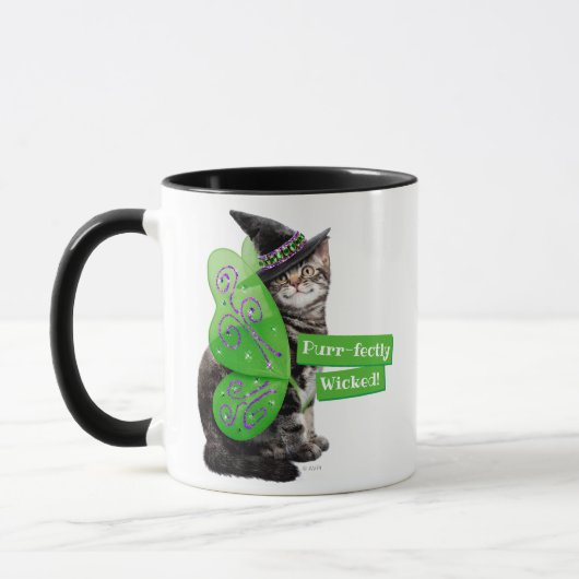 Kitten Witch Fairy Mok (Links)