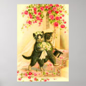 kittenbruid en groom poster (Voorkant)
