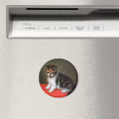 Kittenmagneet:  kunst van George Stubbs Magneet (Insitu (Vaatwasser))