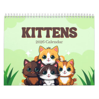 Kittens 2026 Calendar Kalender