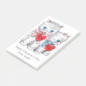  Kittens aangepaste tekst Post-it notities Post-it® Notes (Schuin)