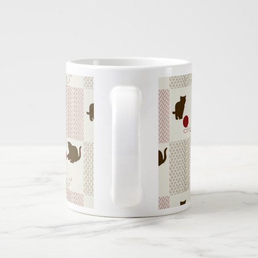 Kittens Achtergronden Jumbo Mok (Achterkant)