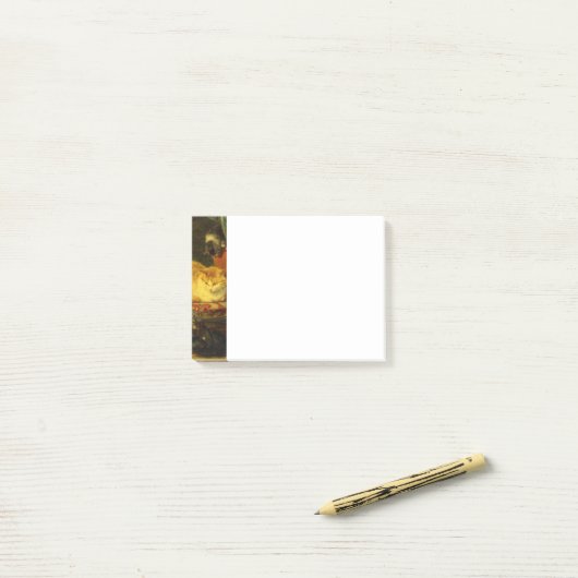 Kittens bij Play Post-it® Notes (Op bureau)