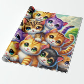 Kittens Cadeaupapier (Uitgerold)