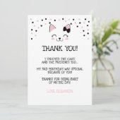 Kittens Dankkaart Kaart (Staand voorkant)