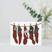 Kittens de Noël | Carte postale Chatons de Nöel (Debout devant)