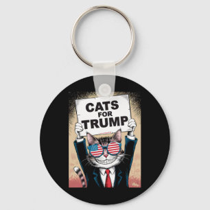 Kittens en eenden voor Trump Vance 2024 Cats voor Sleutelhanger