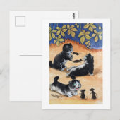 Kittens en Rats, Louis Wain Briefkaart (Voorkant / Achterkant)