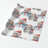 Kittens gluren van Gift Wrap Cadeaupapier (Uitgerold)