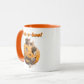 Kittens in Jack-o-Lantern Mok (Voorkant links)