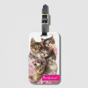 Kittens in Tutus Bagagelabel