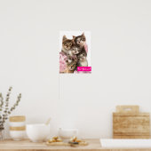 Kittens in Tutus Poster (Keuken)
