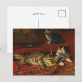 Kittens | Julius Adam de Jongere Briefkaart (Voorkant / Achterkant)