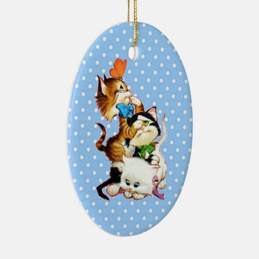 kittens keramisch ornament (Rechts)