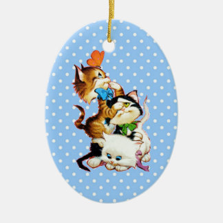 kittens keramisch ornament